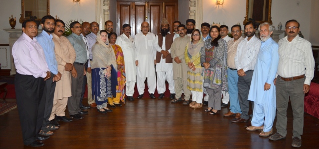 Governor Punjab welcomes JDHR delegation at the Governor’s House